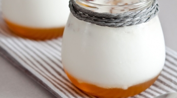 Yogur casero con miel y nueces