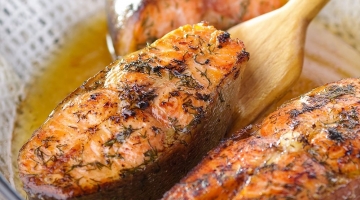 Salmón a la miel y mostaza